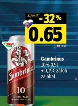 Gambrinus 10 ORIGINAL