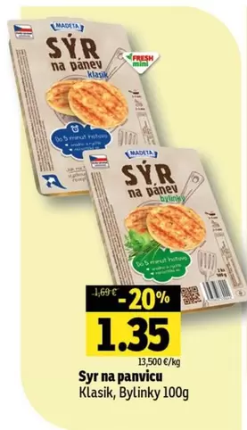Sýr na panvicu Klasik, Bylinky