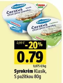 Čerstvá chuť plná tvarohu