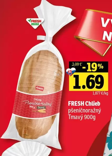 Chlieb pšenično-ražný Tmavý