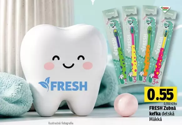 FRESH Zubná kefka detská