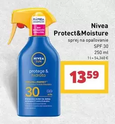 Nivea - Protect&Moisture sprej na opalovanje