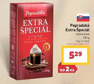 EXTRA SPÉCIÁL originál mletá káva