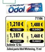 Zubná pasta Odol Whitening, 75 ml