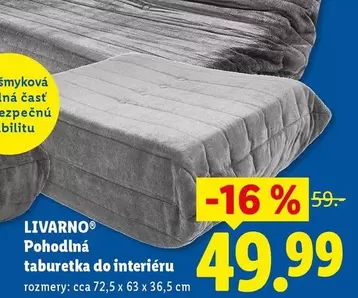 Pohodlná taburetka do interiéru