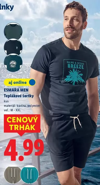 Teplákové šortky