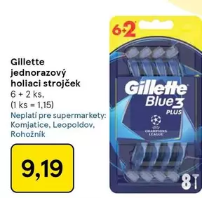 Jednorazový holiaci strojček