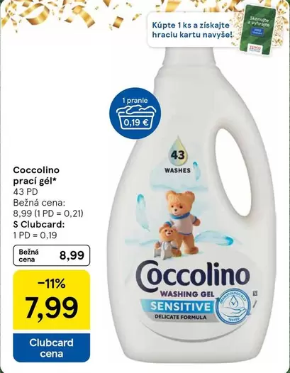 Coccolino prací gél