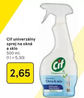 univerzálny sprej na okná a sklo