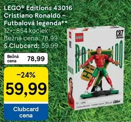Lego - LEGO® Editions 43016 Cristiano Ronaldo - Futbalová legenda
