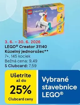 Lego - Creator 31140 Kouzelný jednorožec