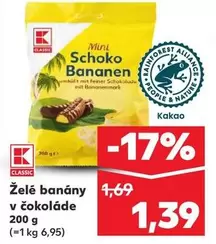 Mini Schoko Bananen