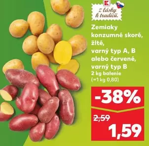 Zemiaky konzumné skoré