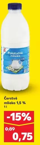 Čerstvé mlieko 1,5 %