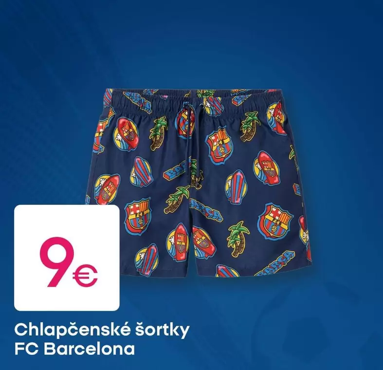 Fc Barcelona - Chlapčenské šortky FC Barcelona