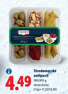 Stredomorské antipasti