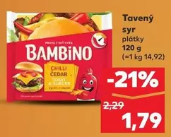 Tavený sýr plátky