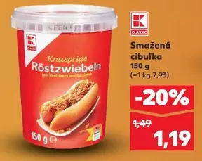 Smažená cibulka Knusprige Röstzwiebeln