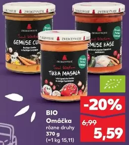 BIO Omáčka Tikka Masala