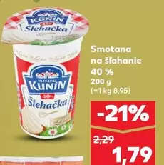 Smetana na šlahanie