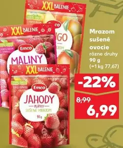 Mrazom sušené ovocie
