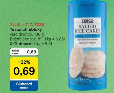 Tesco chlebíčky