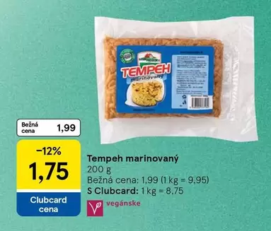 Tempeh marinovaný