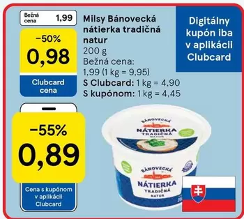 Milsy Bánovecká nátierka tradičná