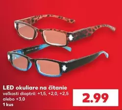 LED okuliare na čítanie