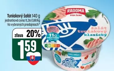 Omega - tuniakový šalát