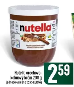 Nutella - orechovo-kakaový krém