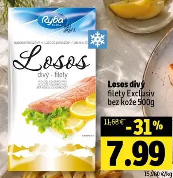Losos divý filety Exclusiv