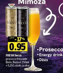 Prosecco - FRESH Secco prosecco frizzante
