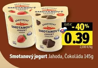 Smetanový jogurt