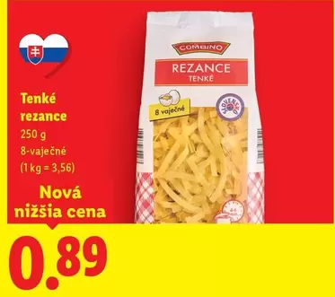 Tenké rezance