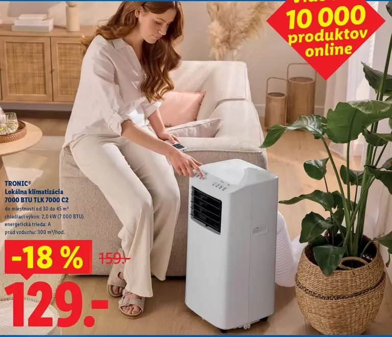 Lokálna klimatizácia 7000 BTU TLA 7000 C2