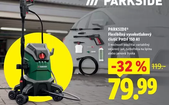 Flexibilní vysokotlaký čistič PHDF 150 A1