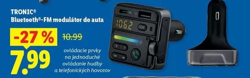 Bluetooth®-FM modulátor do auta