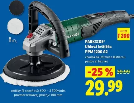 Uhlová leštička PPM 1200 A2