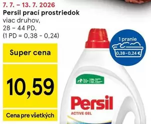 prací prostriedok viac druhov