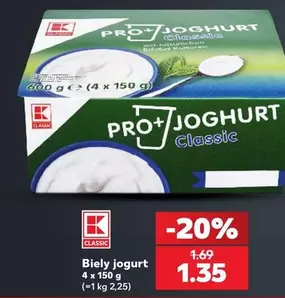 Biely jogurt