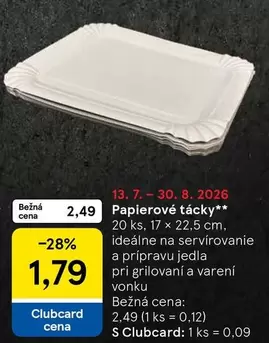 Papierové tácky