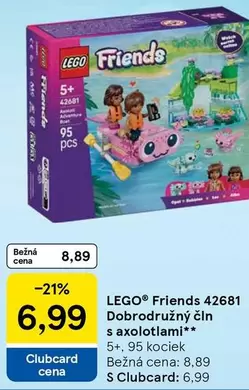 Lego - LEGO Friends 42681 Dobrodružný čln s axolotlami