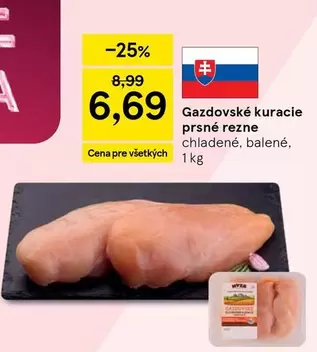 Gazdovské kuracie prsné rezne