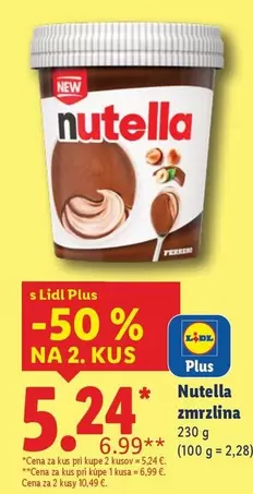 Nutella - zmrzlina