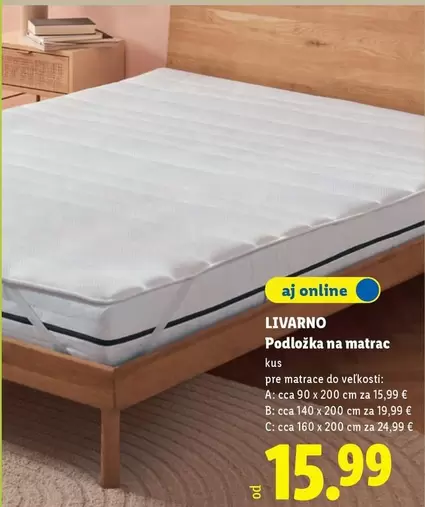 Podložka na matrac