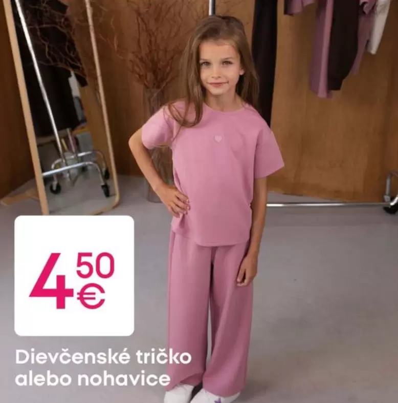 Dievčenské tričko alebo nohavice
