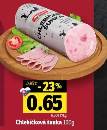 Chlebíčková šunka
