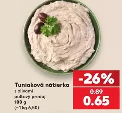 Tuniaková nátierka s olivami