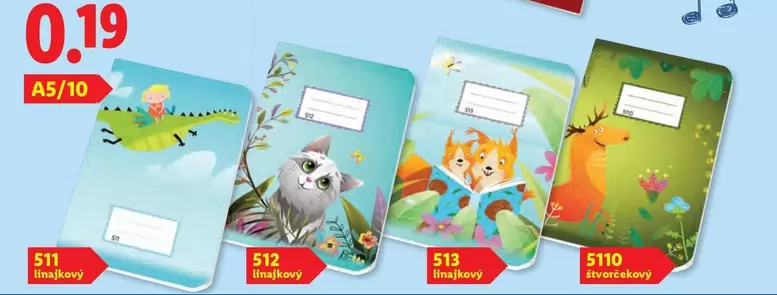 Notebooks 511, 512, 513, 5110